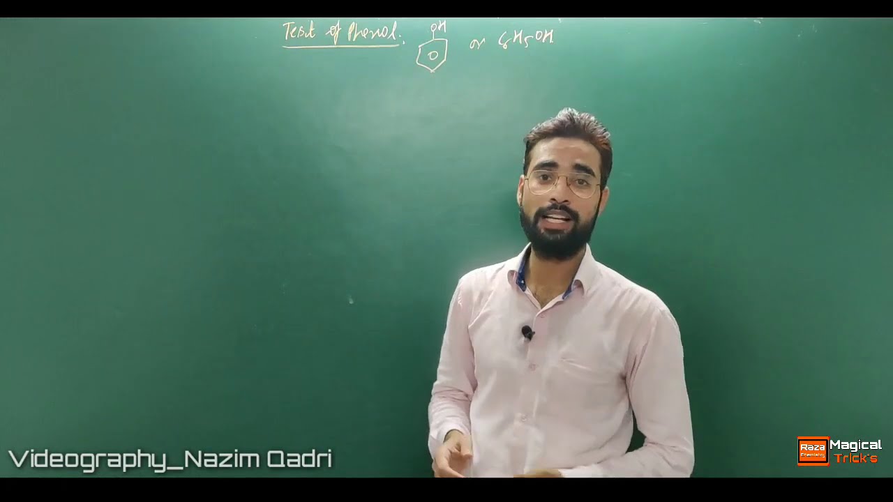 Test of Phenol by Bromine water test/ FeCl3 test/Diazo Comp.test