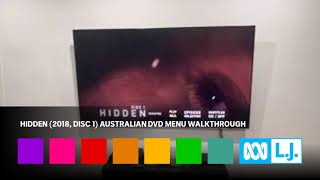 Hidden 2018, Disc 1 Australian Dvd Menu Walkthrough