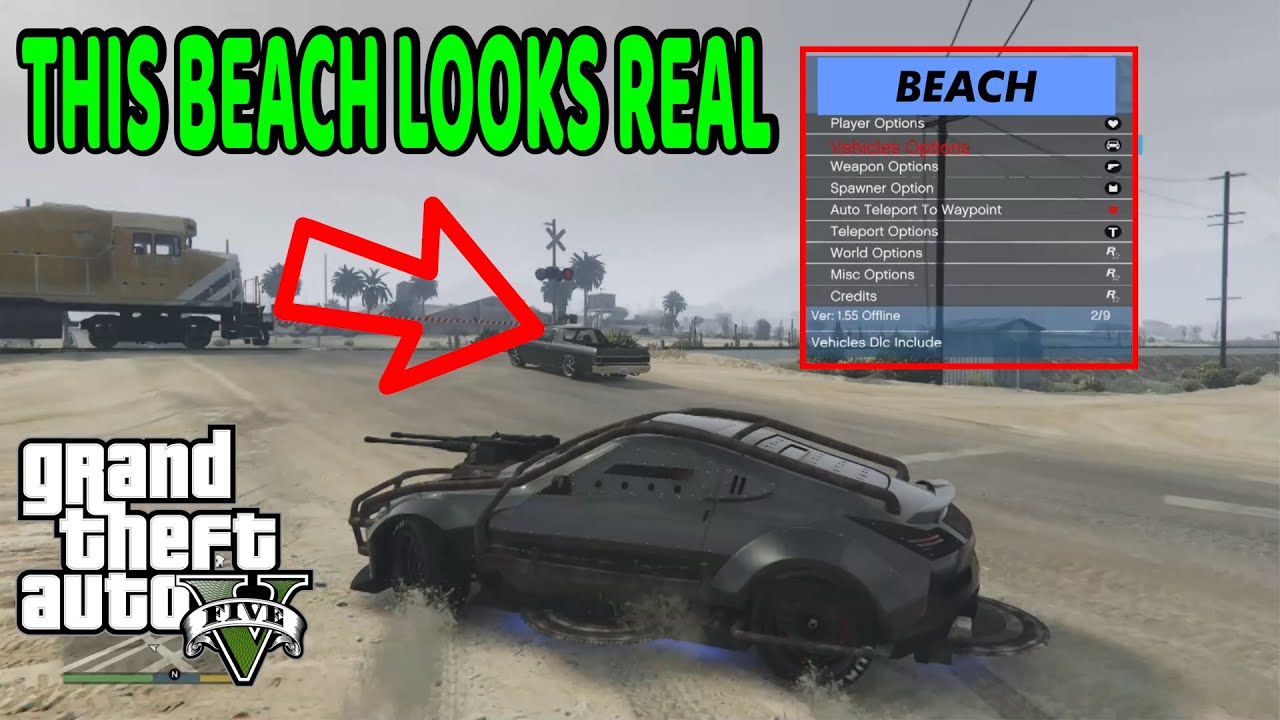 GTA V PS4 Update 1.55 – Realistic Beach Mod by Cisco | Next-Gen