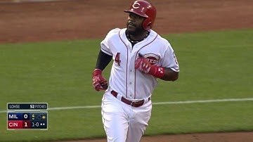 MIL@CIN: Phillips clubs two-run shot to center field