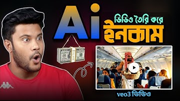Ai দিয়ে ভিডিও তৈরি করে ইনকাম করার সহজ মাধ্যম | veo3 দিয়ে video তৈয়ারী !! 