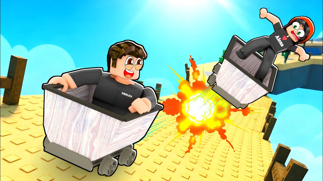 ROBLOX CART PUZZLES OBBY WITH ALEXA!