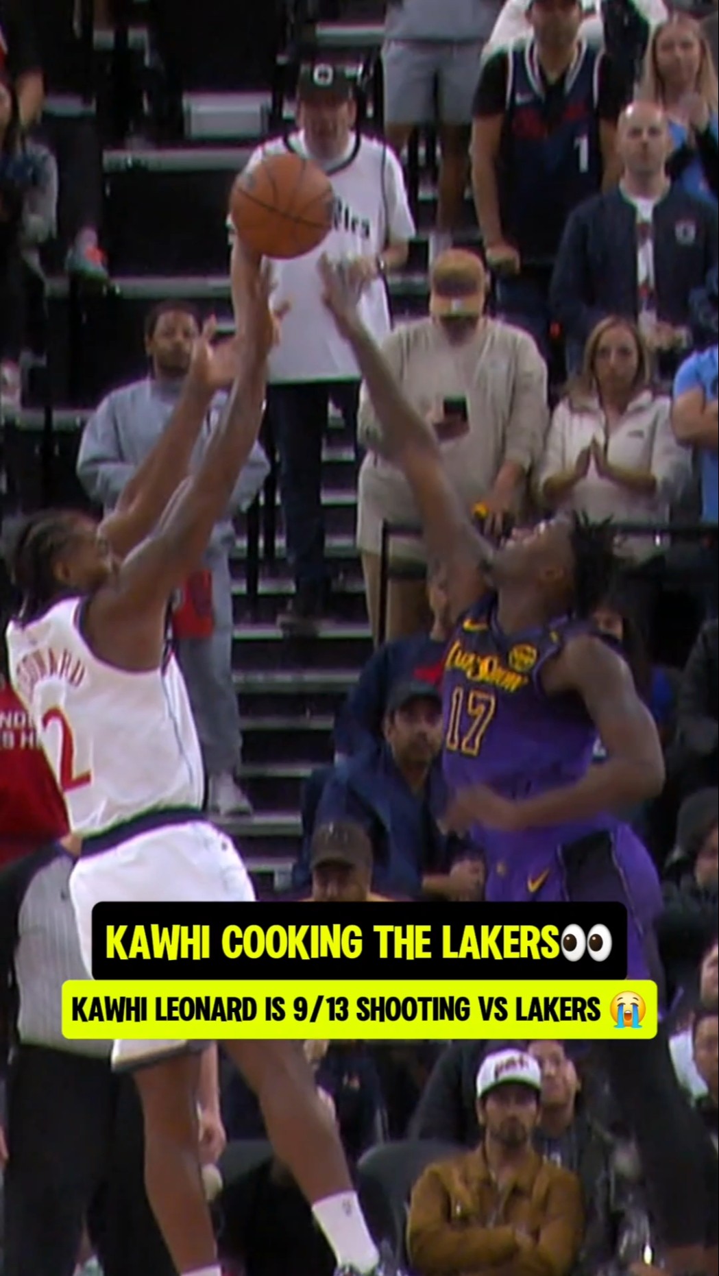 Healthy Kawhi cooked Brons Lakers?