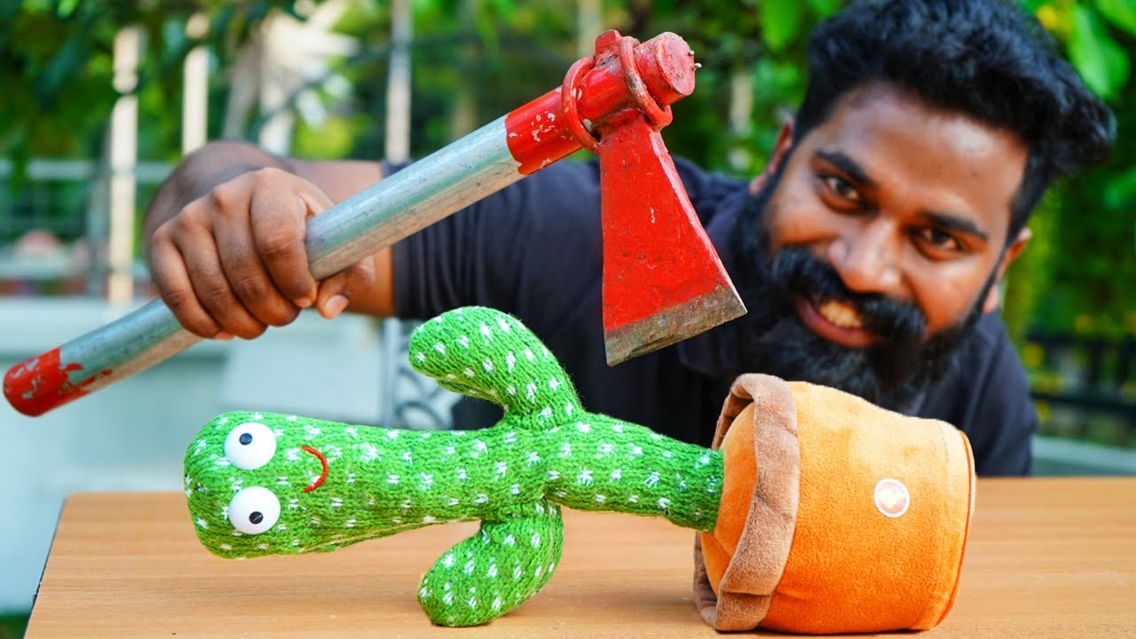 What's Inside A Talking Cactus | സംസാരിക്കുന്ന മുൾച്ചെടി വെട്ടിപൊളിച്ചപ്പോൾ | M4 TECH |