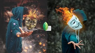 Snapseed Unic Devil Mask Fly Editing Tutorial | New Creative Conceptual Editing In Mobile | Snapseed screenshot 3