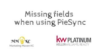 Missing fields when using PieSync