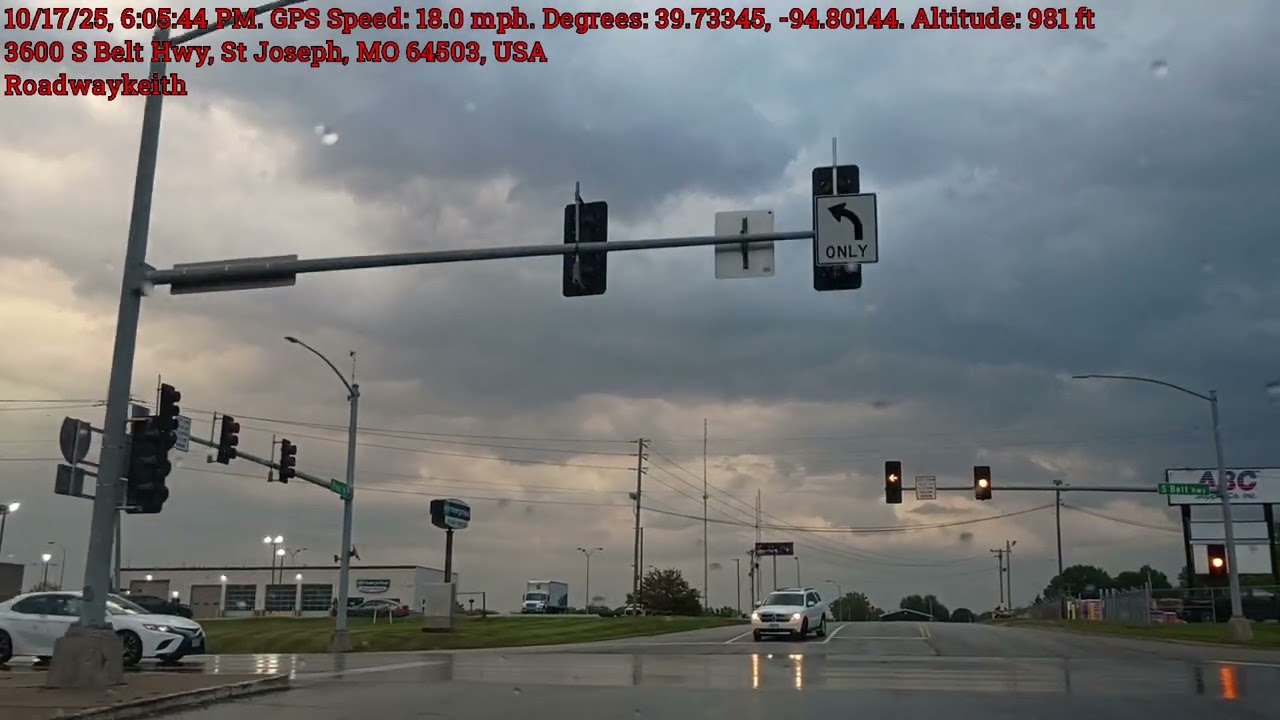 10/17/25 going to Walmart Supercenter on South Belt Highway in St Joseph Missouri 64503