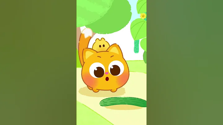 Ninimo hates cucumber! Does your cat like cucumber? #ninimochallenge #shorts