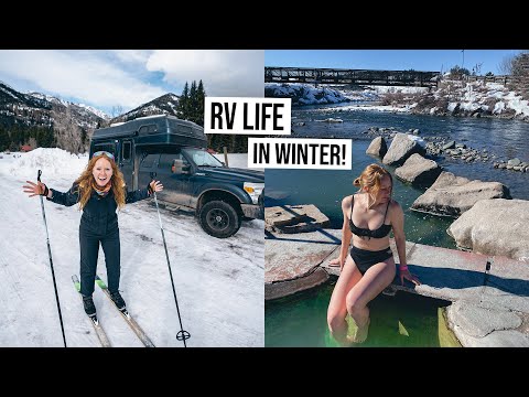 The ULTIMATE Winter RV Road Trip Across Colorado! - Backcountry Camping, Hot Springs, and MORE!