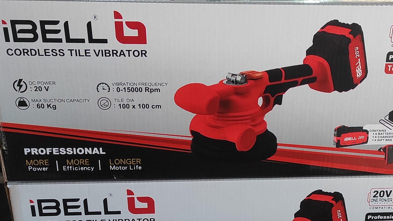 IBELL TILE CORDLESS VIBRATOR