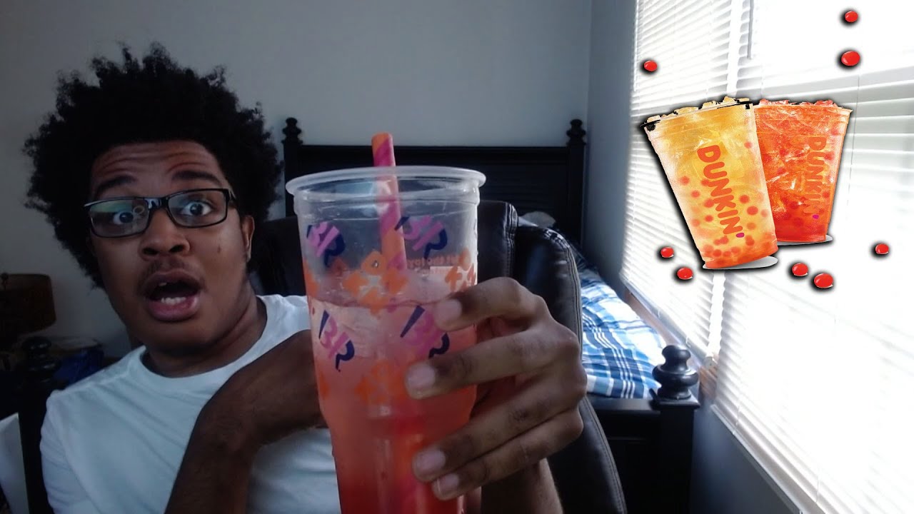 TRYING OUT DUNKIN DONUTS POPPING BUBBLES DRINK TEST!!! (FIRE) YouTube