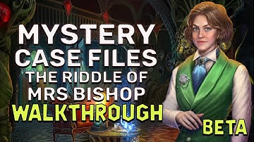 Mystery Case Files 27 The Riddle Of Mrs Bishop Beta Walkthrough | @GAMZILLA-