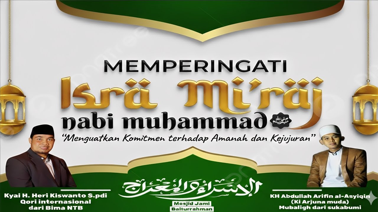Live Streaming PHBI Isra Mi'raj Nabi Muhammad SAW 1447H Bersama KH. Arjuna Muda di Ciparasi - Sobang