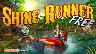 Driving at full speed along the river | Shine Runner Free Android Gameplay screenshot 4