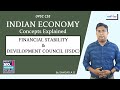 FINANCIAL STABILITY AND DEVELOPMENT COUNCIL (FSDC) | INDIA'S BEST ECONOMY CLASSES FOR CSE | NEO IAS