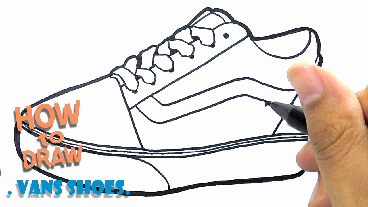 van shoes drawing