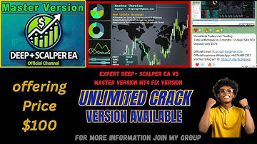 Expert Deep | Scalper EA V5 Master Version MT4 fix version