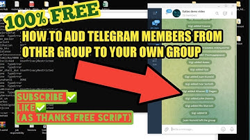 100% FREE | Telegram Scraper and Adder | How to add members from other group to your own group 2022