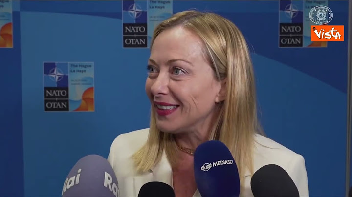 Meloni: "La Spagna ha firmato il 5% NATO come noi"