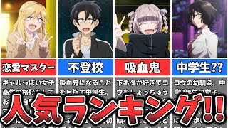 恋のはじまる、音がする。【よふかしのうた】人気キャラランキング