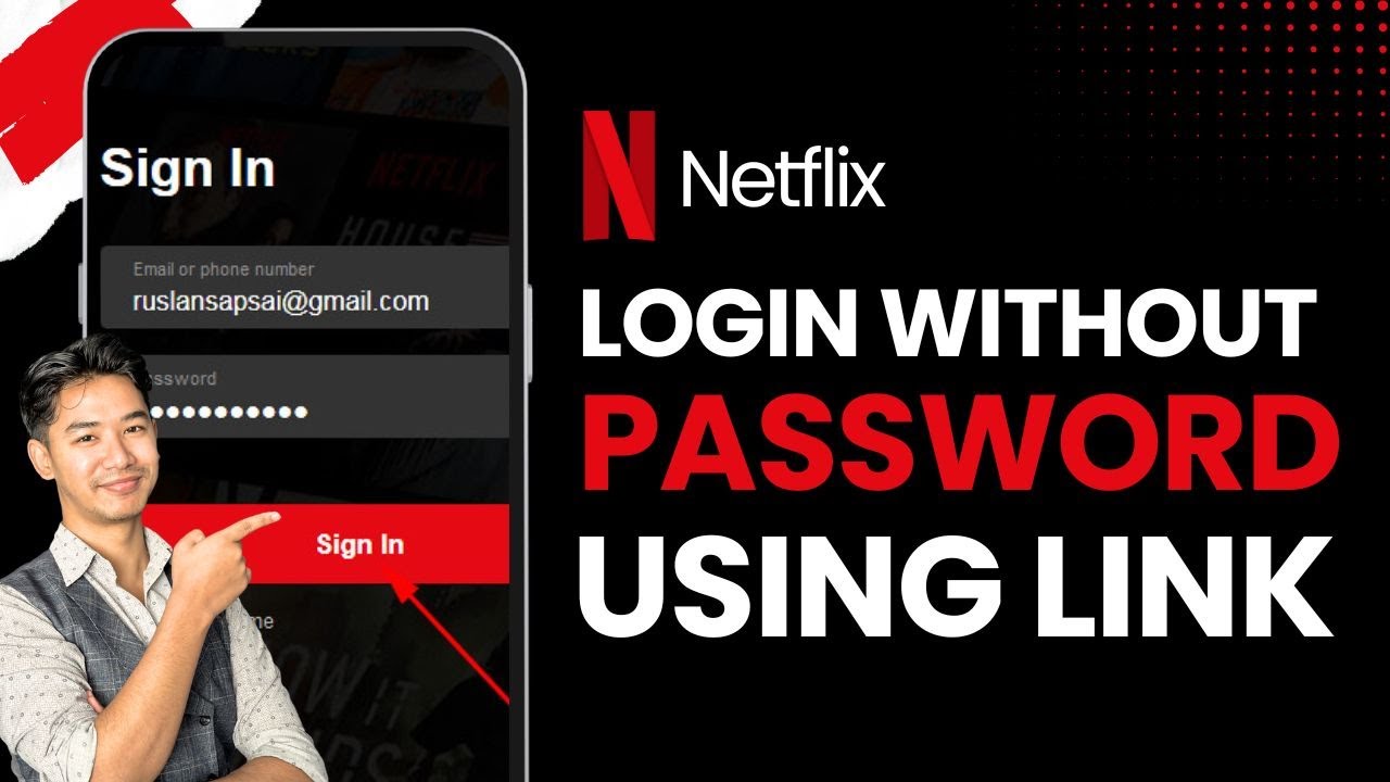 How to Login Netflix Without Password Using Email Link !