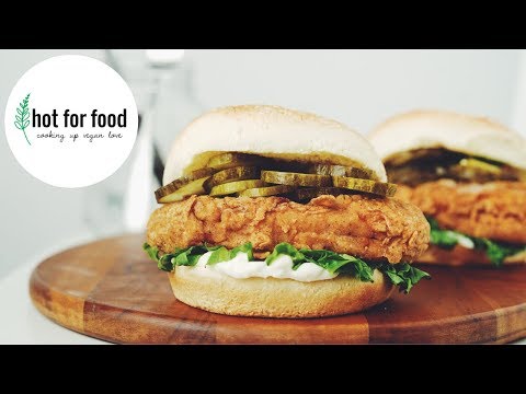 the-ultimate-vegan-fried-chicken-sandwich-|-hot-for-food