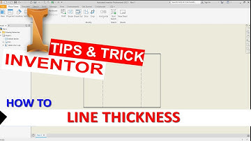 Inventor How To Line Thickness