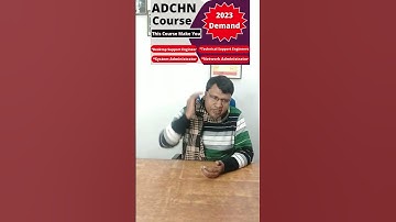 ADCHN Course in 2023 | scope | position | freshers dream course  #shorts