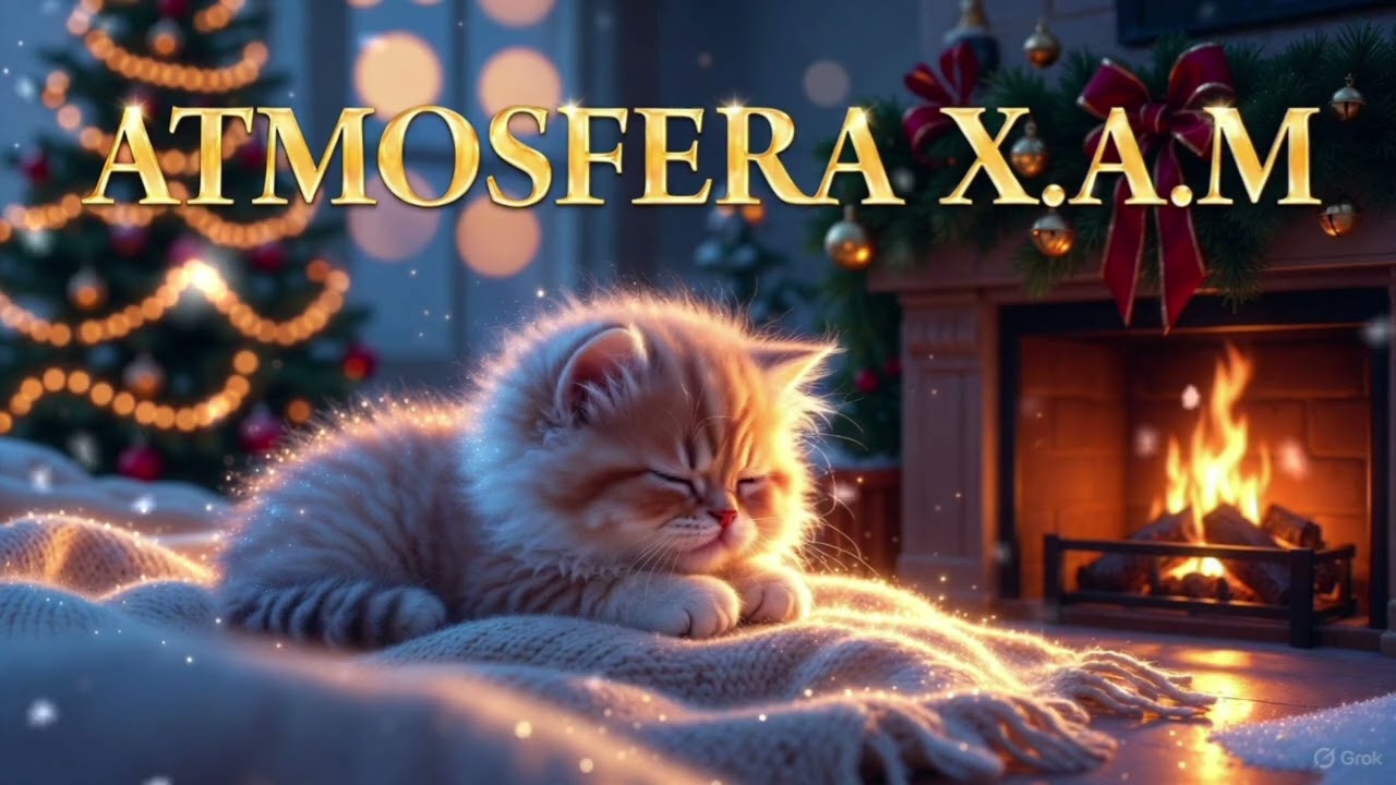 Christmas Fireplace Ambience – Cozy Sleep & Holiday Relaxation