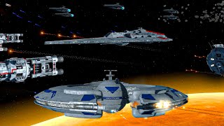 Galactic Republic vs CIS - Epic Space Battle! | Star Wars: Empire At War Fall of The Republic 1.4