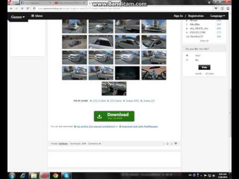 gta 4- ში  მოდების ჩაყრა