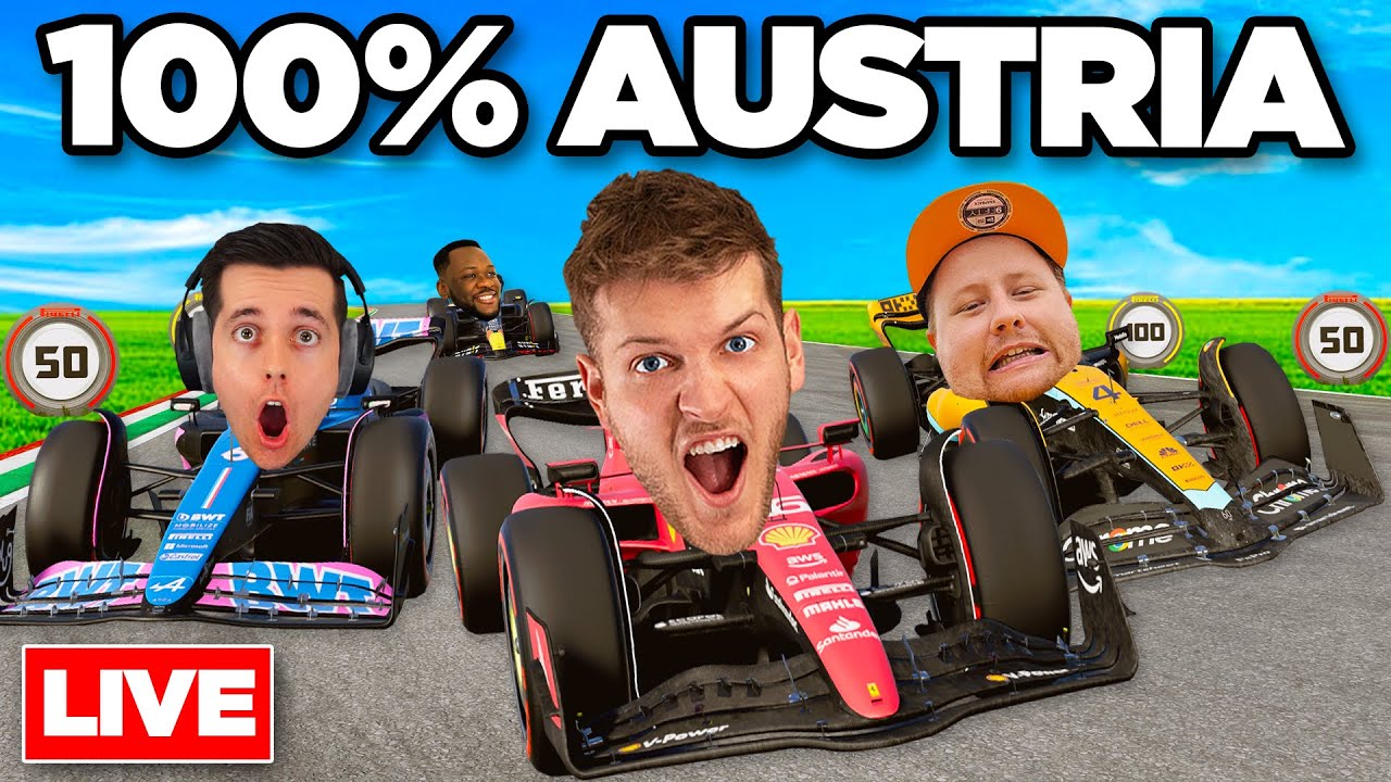 100% Austrian Grand Prix! F1 23 Online Creator Series! LIVE 🔴