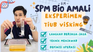 (BM) SPM BIO AMALI 2025 - Eksperimen Tiub Visking | Teknik Menjawab