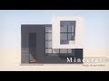 #3【マインクラフト】モダン | サバイバルハウス作り方 | How to build a small modern house - Tutorial.