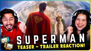 SUPERMAN Teaser Trailer Reaction & Discussion! | James Gunn | David Corenswet w/ Jaby Koay