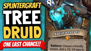 SPLINTERGRAFT'S LAST STAND!! Legit Good in Tree Quest Druid | Galakrond's Awakening | Hearthstone