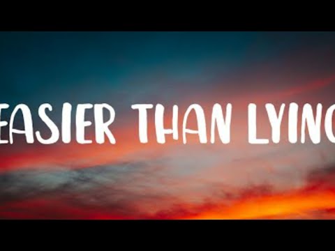 Halsey - Easier than Lying (Lyrics)