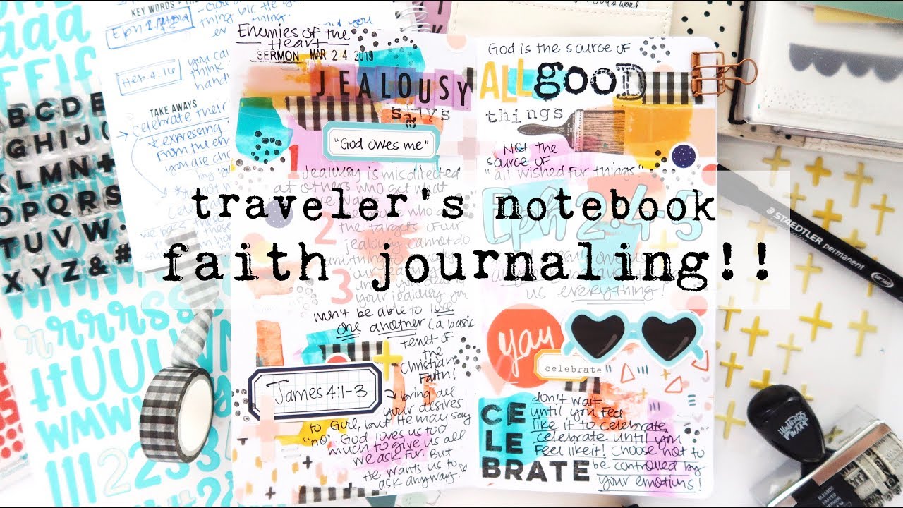 Faith Journaling in a Traveler's Notebook