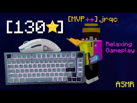 [New Thocky Keyboard] Keyboard + Mouse Sounds | Hypixel Bedwars No.8