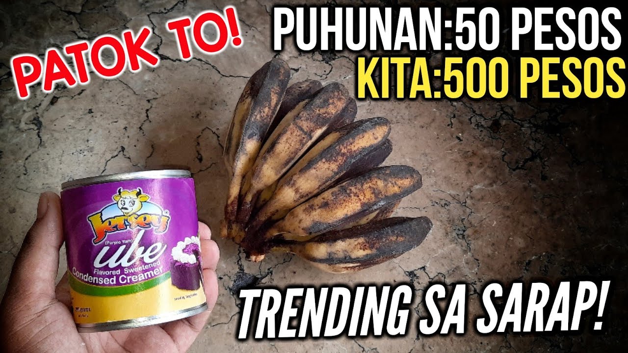 GAWIN mo ito sa SAGING SABA at UBE CONDENSE MILK tiyak KIKITA ka dito ng MALAKI Patok pa sa MASA!