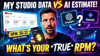ChatGPT vs Gemini: Can AI Guess My YouTube Shorts Earnings 💰