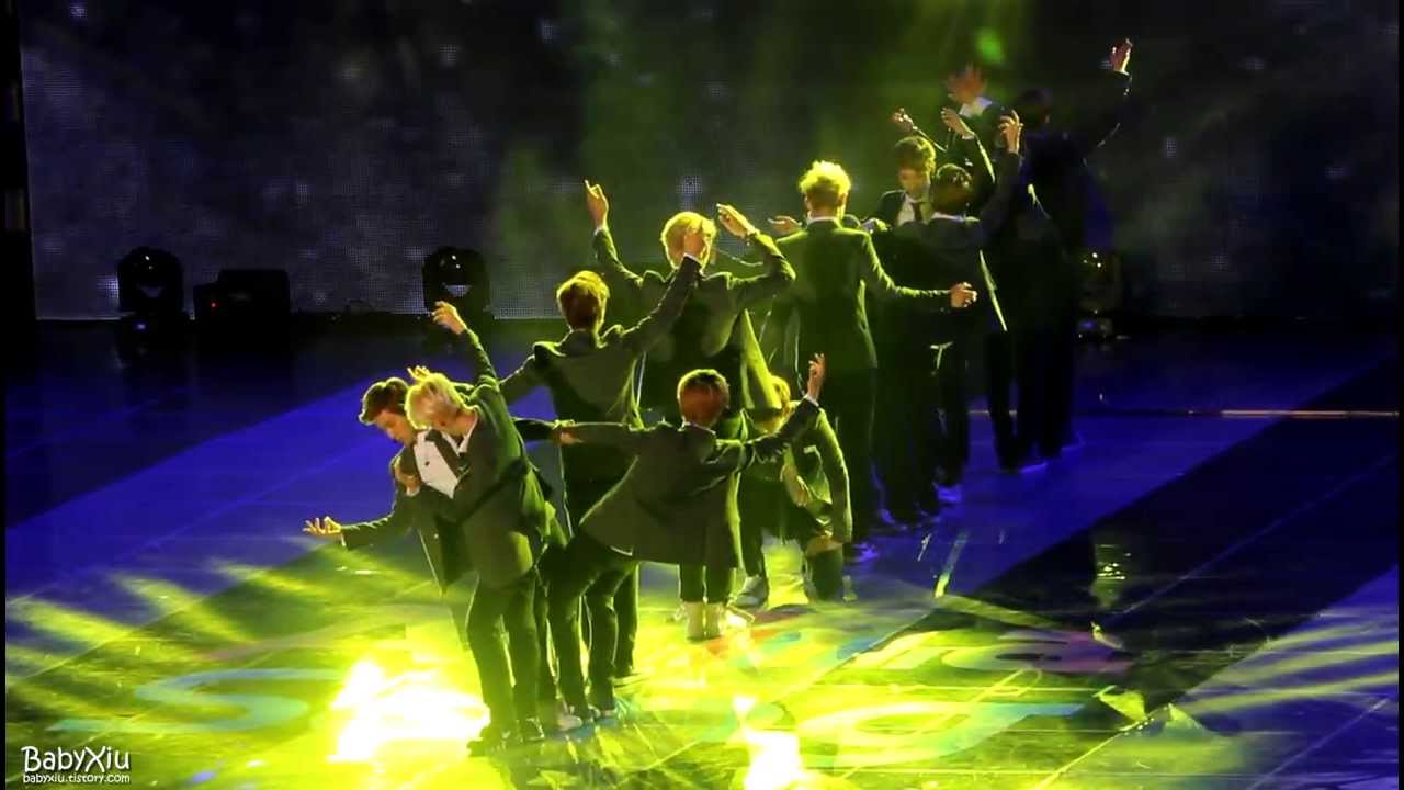 131009 Asia Song Festival EXO 늑대와미녀Wolf Full Cam