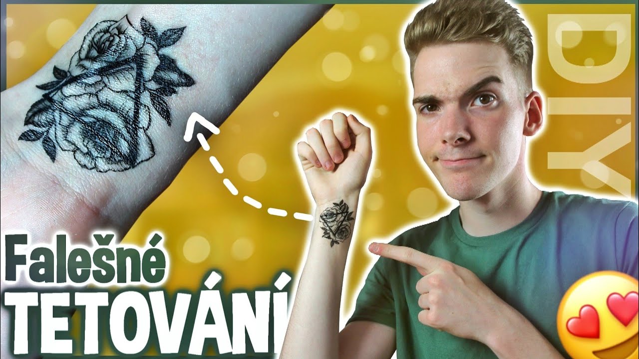 Jak si udělat falešné tetování?