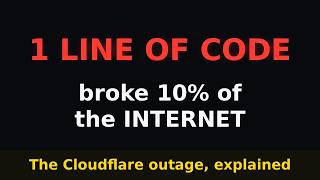 How One Line of Code Took Down 10% of the Internet (Cloudflare 2019)