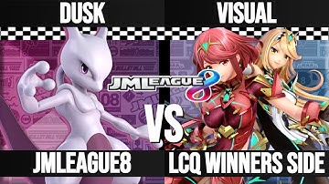 Dusk (Mewtwo, Pit, Dark Pit) vs Visual (Pyra & Mythra) - JMLeague8 LCQ Winners Side