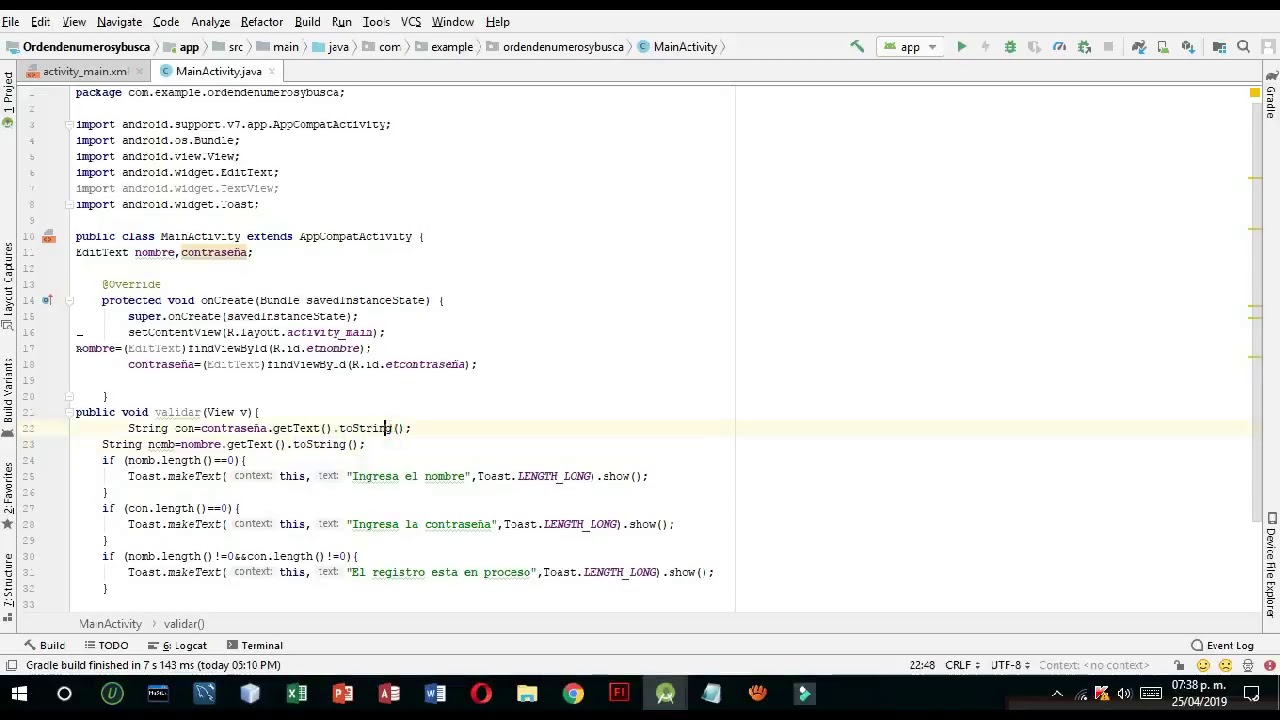 Tutorial | EditText(validacion de campos) - YouTube