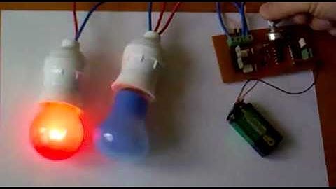 3 Çakar Polis Flaşör Devresi - 220 Volt