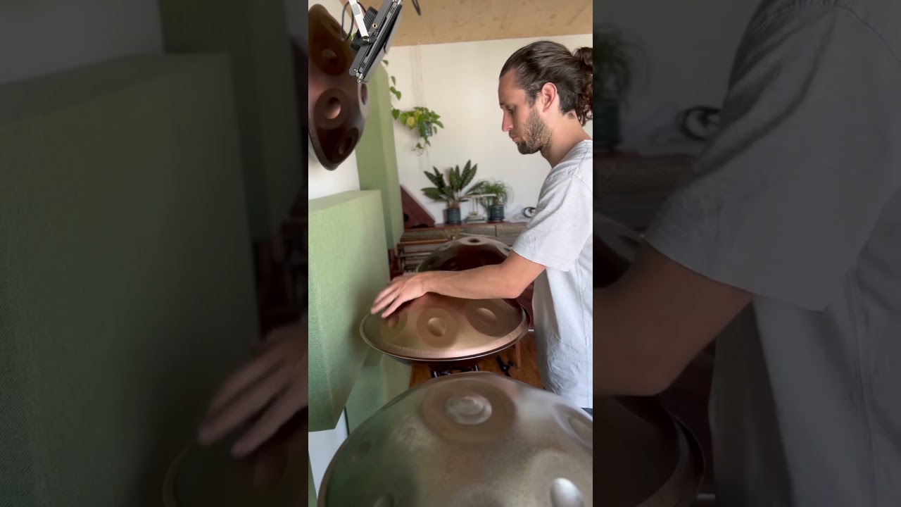 Some gentle arpeggios for your soul #handpan