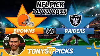 Cleveland Browns vs. Las Vegas Raiders Pick 11/23/25 NFL Week 12 Pick Prediction
