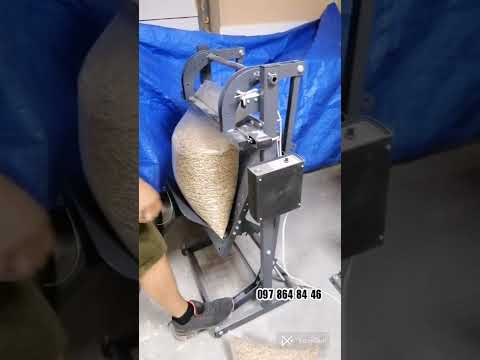 Зварювач мішків 500 мм, імпульсного нагріву. Підлоговий запайщик мішків із рулонотримачем. Зварювач з ножем., видео 1